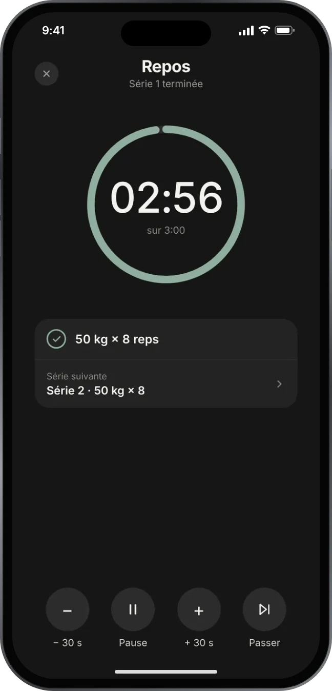 Rest timer